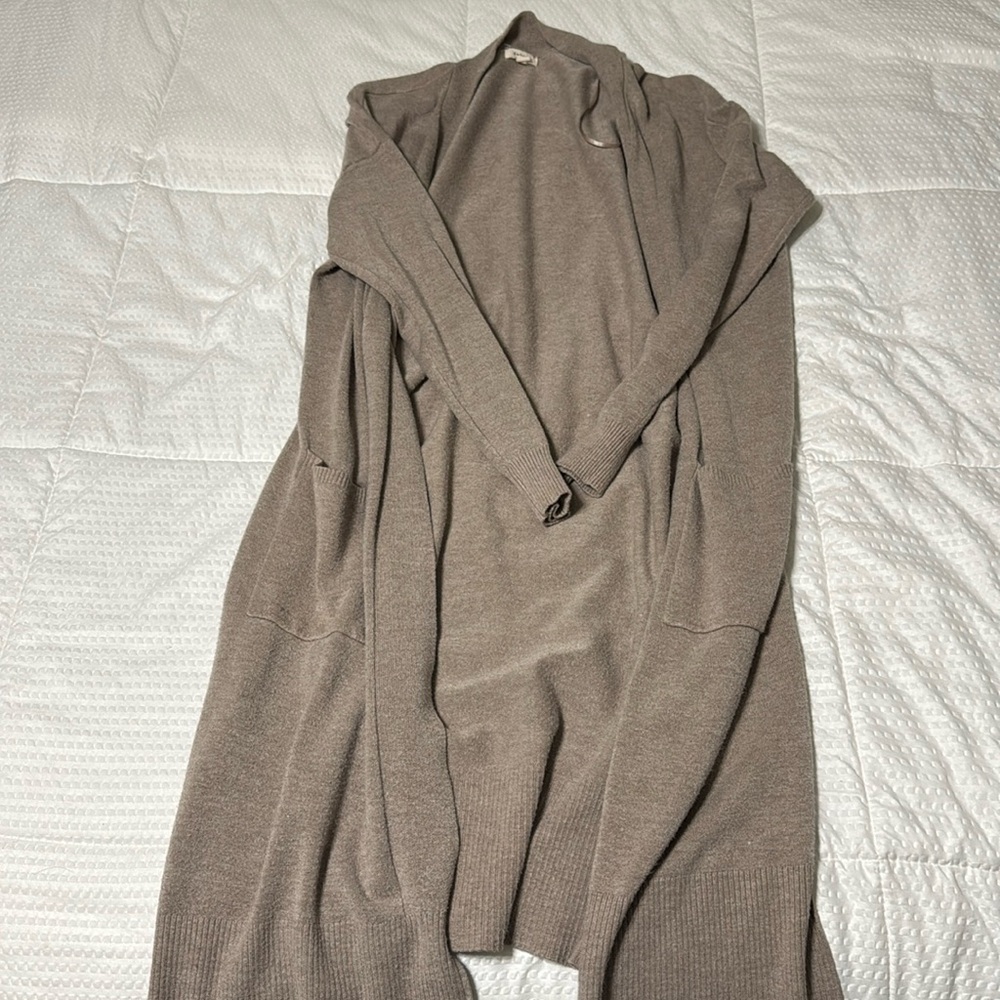 Tan cardigan